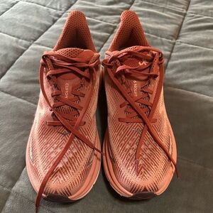 Hoka Brown(rust) Athletic Running Shoes with Cushioned Sole